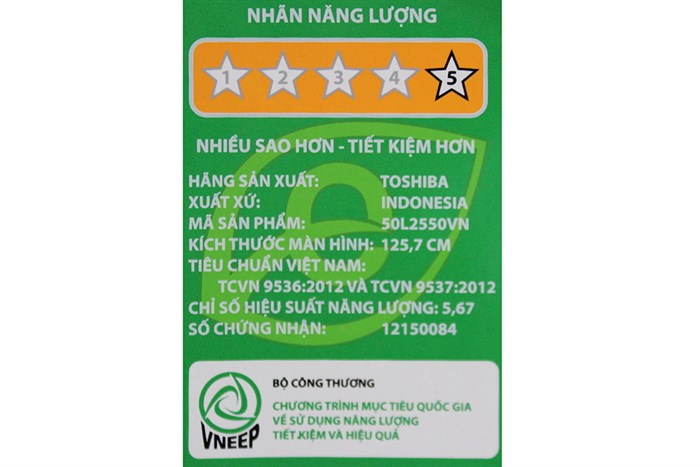 Tivi Toshiba 50 inch 50L2550 Màu Đen