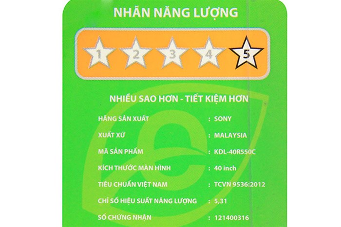 Internet Tivi Sony 40 inch 40R550C Màu Đen