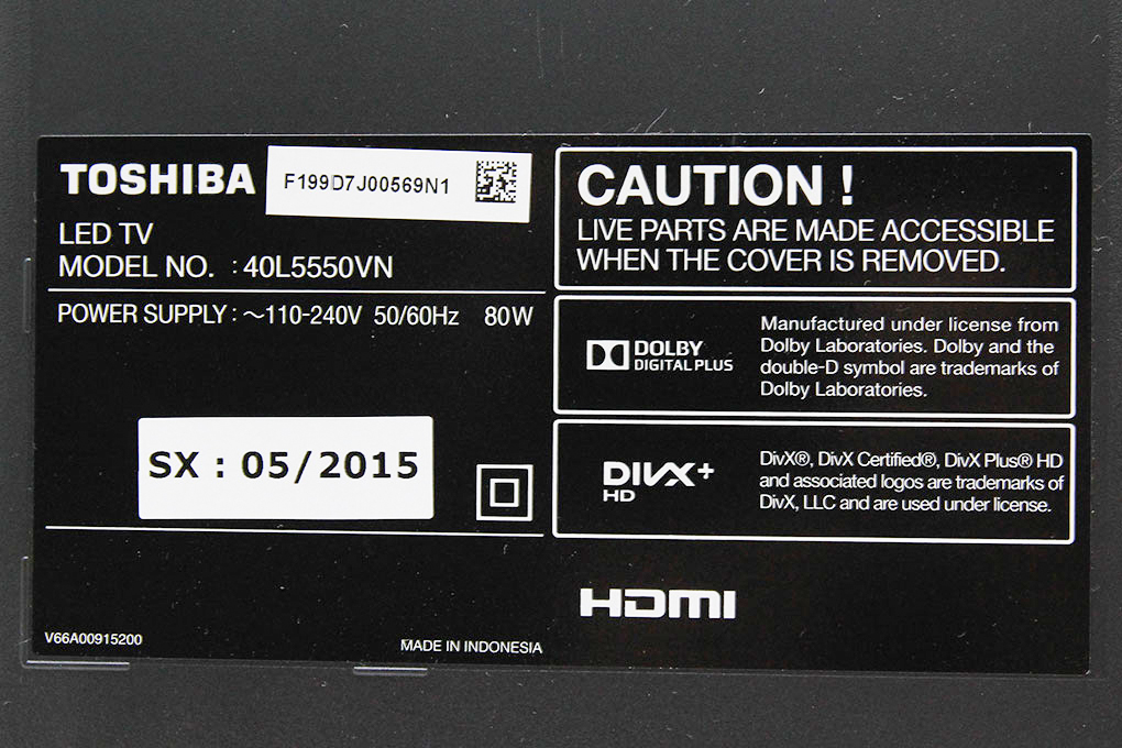 Smart Tivi Toshiba 40 inch 40L5550 - 16