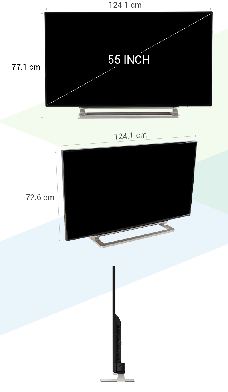 Smart Tivi Toshiba 55 inch 55L5550 - Thông số kỹ thuật Smart Tivi Toshiba 55 inch 55L5550 - Thông số kỹ thuật