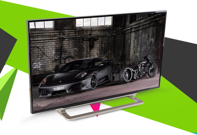 Smart Tivi Toshiba 55 inch 55L5550 - Kiểu dáng hiện đại với chân đế vững chãi, sáng bóng Smart Tivi Toshiba 55 inch 55L5550 - Kiểu dáng hiện đại với chân đế vững chãi, sáng bóng