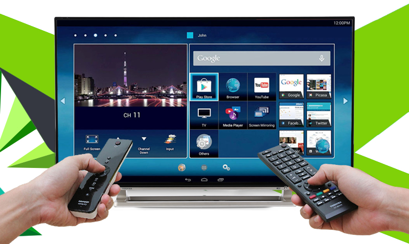 Smart Tivi Toshiba 55 inch 55L5550 - Remote thông minh đi kèm tivi Smart Tivi Toshiba 55 inch 55L5550 - Remote thông minh đi kèm tivi