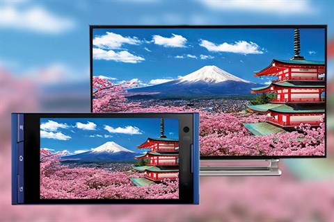 Toshiba 55L5550 có thể trình chiều từ điện thoại, máy tính bảng