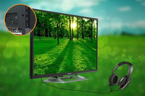 Sony KDL-32R500C trang bị cổng kết nối phong phú
