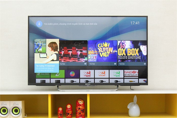 Android Tivi Sony 43 inch KDL-43W800C Màu Đen