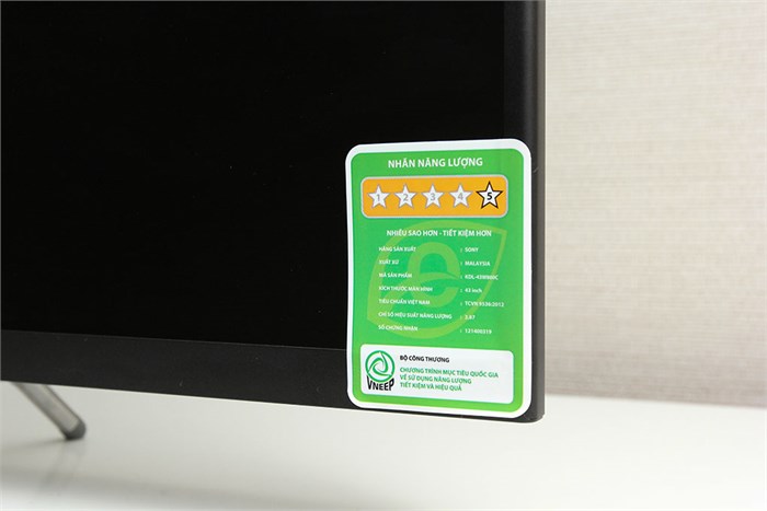 Android Tivi Sony 43 inch KDL-43W800C Màu Đen