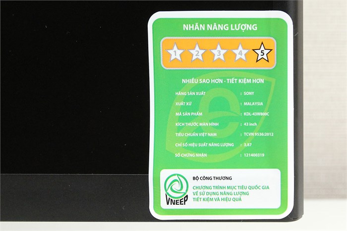 Android Tivi Sony 43 inch KDL-43W800C Màu Đen