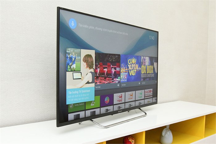 Android Tivi Sony 43 inch KDL-43W800C Màu Đen