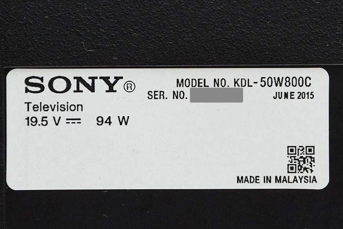 Android Tivi Sony 50 inch KDL-50W800C Màu Đen