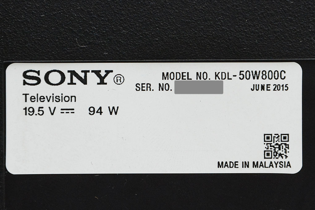 Android Tivi Sony 50 inch KDL-50W800C Màu Đen