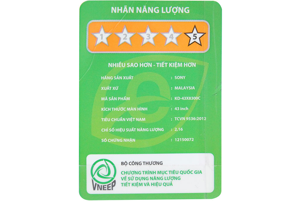 Android Tivi Sony 43 inch KD-43X8300C Màu Đen