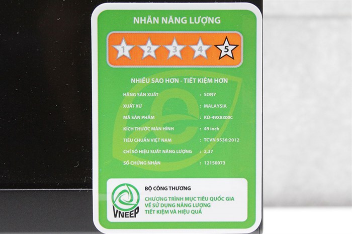 Android Tivi Sony 49 inch KD-49X8300C Màu Đen