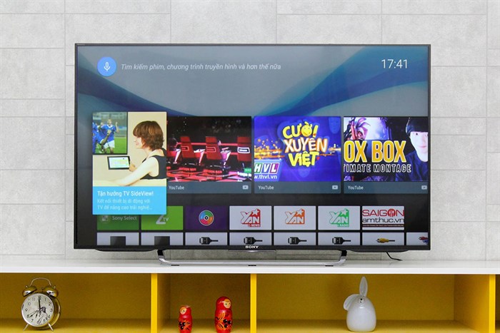 Android Tivi Sony 49 inch KD-49X8300C Màu Đen