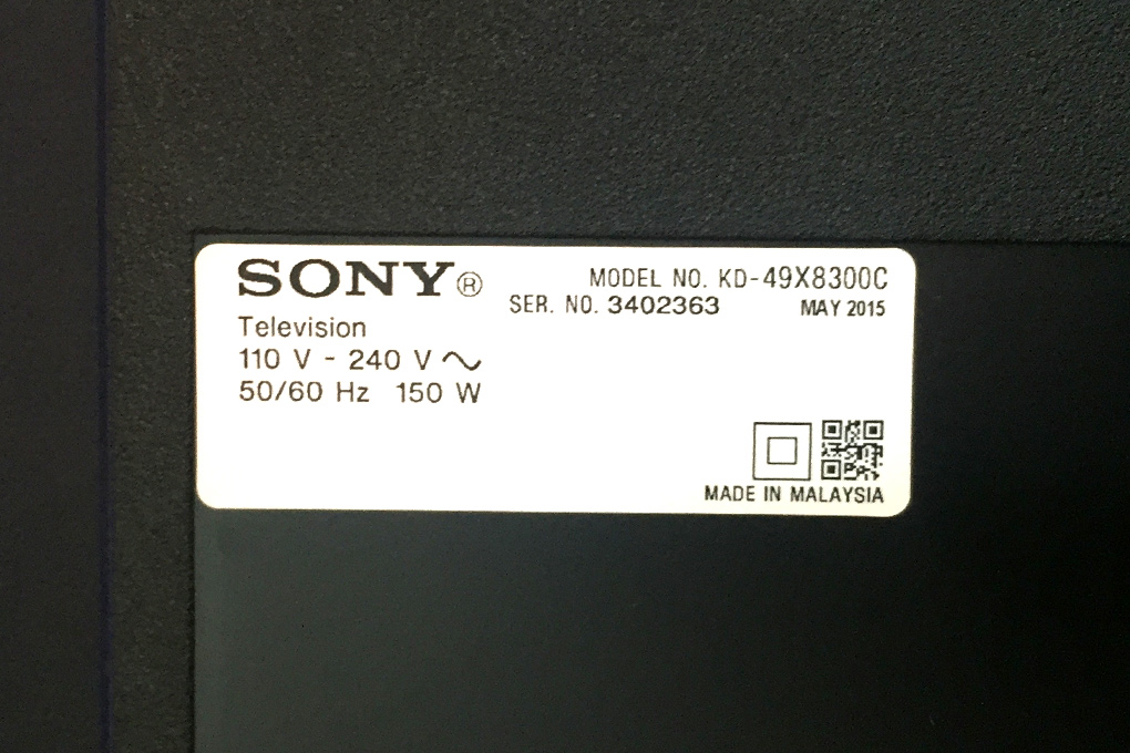 Android Tivi Sony 49 inch KD-49X8300C Màu Đen