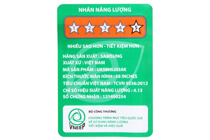 Internet Tivi Samsung UA58H5203 58 inch Màu Đen