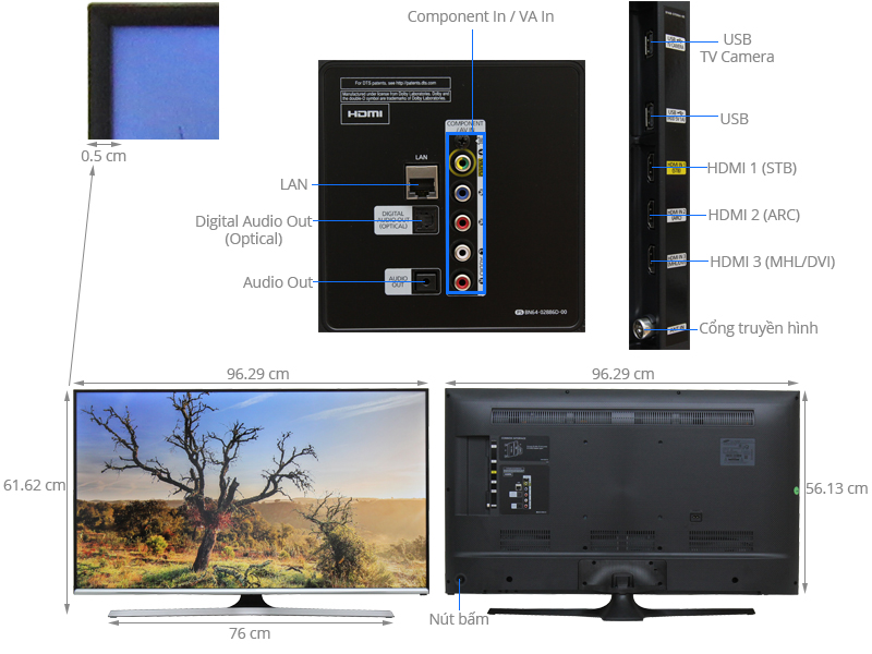 Smart Tivi Samsung 43 inch UA43J5520