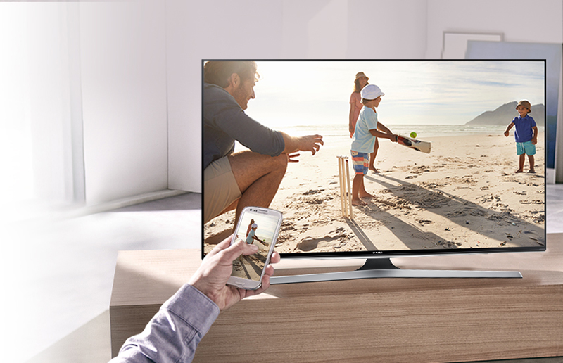 Smart Tivi LED Samsung UA60J6200 60 inch - Phản chiếu hình ảnh từ điện thoại lên tivi nhanh chóng, chỉ với vài bước đơn giản