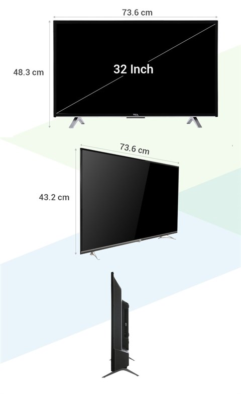 Internet Tivi TCL 32 inch L32D2780 - Thông số kỹ thuật