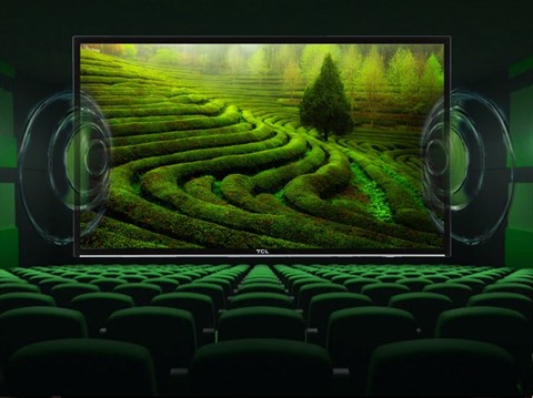 Internet Tivi TCL 32 inch L32D2780 - Âm thanh vòm ảo cùng công nghệ loa xoắn ốc du dương, trong trẻo