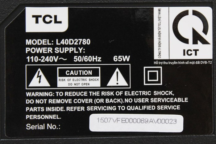 Internet Tivi TCL 40 inch L40D2780