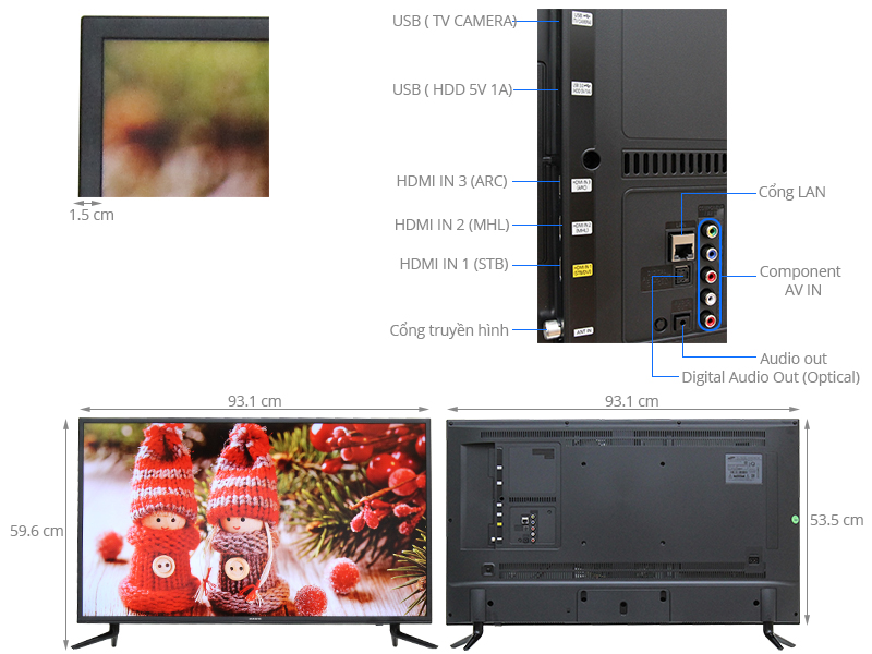 Smart Tivi 40 inch Samsung UA40JU6000