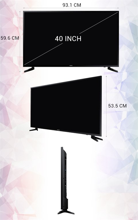 Smart Tivi 40 inch Samsung UA40JU6000 - Thông số kỹ thuật