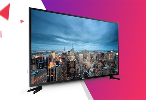 Smart Tivi 40 inch Samsung UA40JU6000 - Thiết kế thanh lịch với màn hình mỏng và đường viền màn hình nhỏ, tinh tế