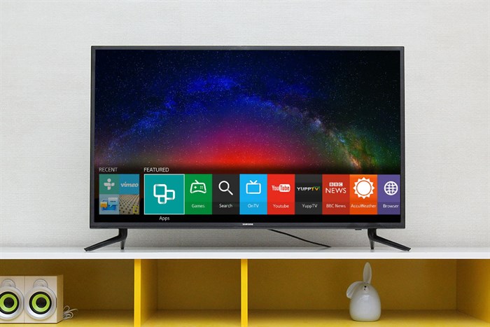 Smart Tivi 40 inch Samsung UA40JU6000 Màu Đen