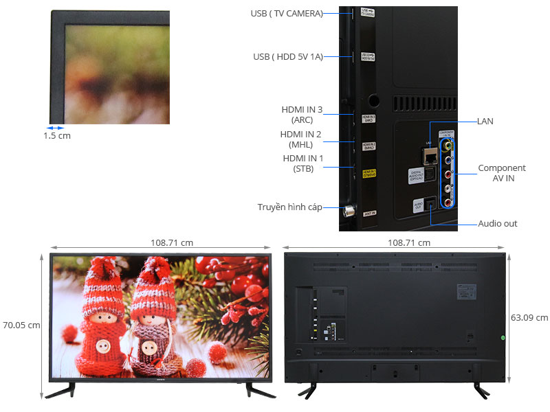 Smart Tivi LED Samsung UA48JU6000 48 inch