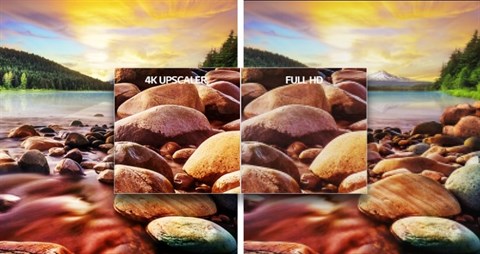 Nâng cấp chất lượng hình ảnh gần chuẩn Ultra HD nhất