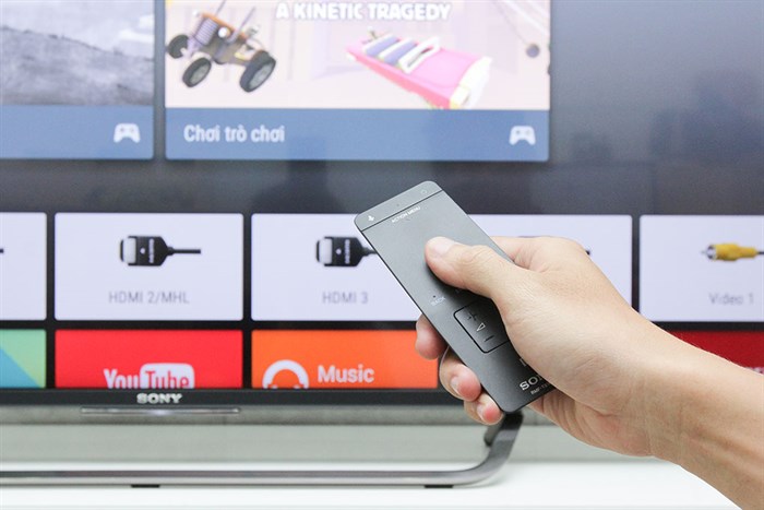 Android Tivi Sony 55 inch KD-55X8500C Màu Đen
