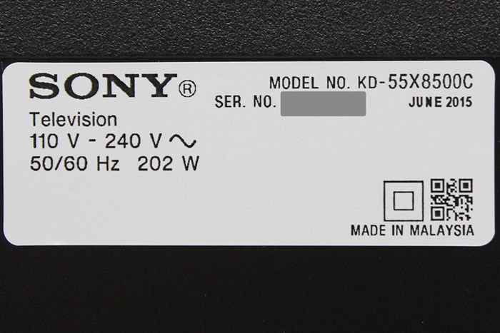 Android Tivi Sony 55 inch KD-55X8500C Màu Đen