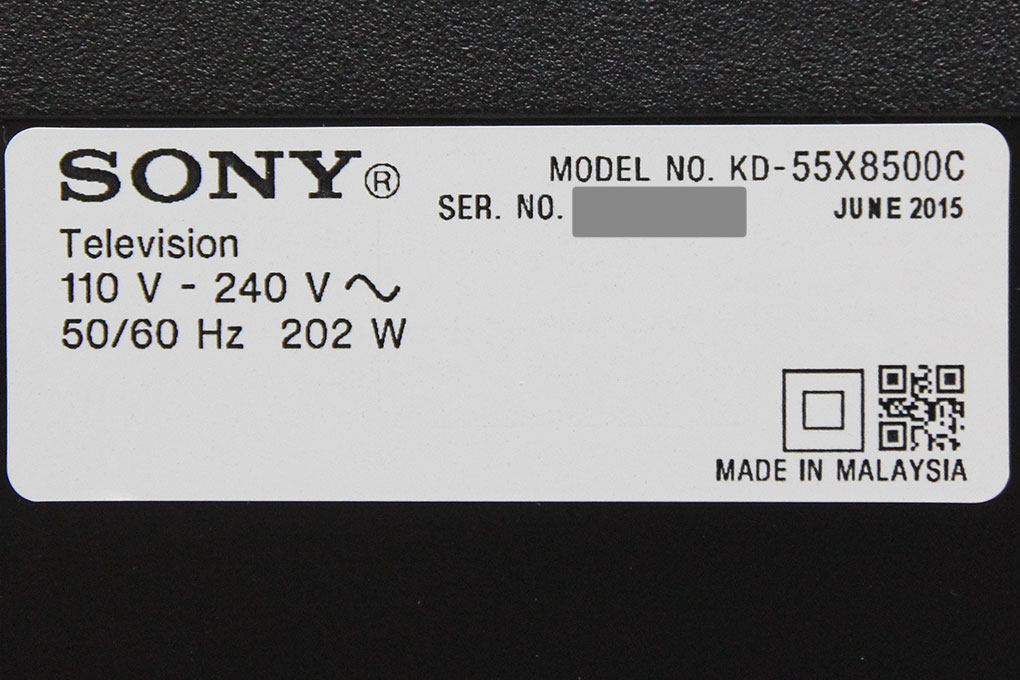 Android Tivi Sony 55 inch KD-55X8500C Màu Đen