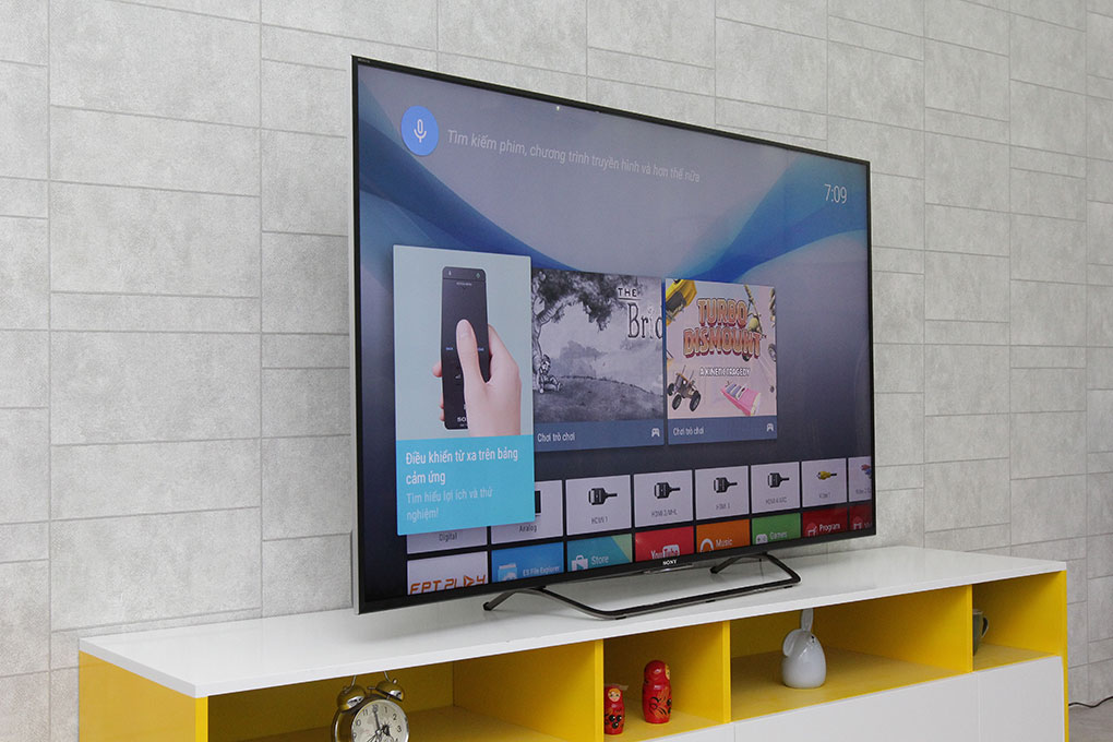 Android Tivi Sony 55 inch KD-55X8500C Màu Đen