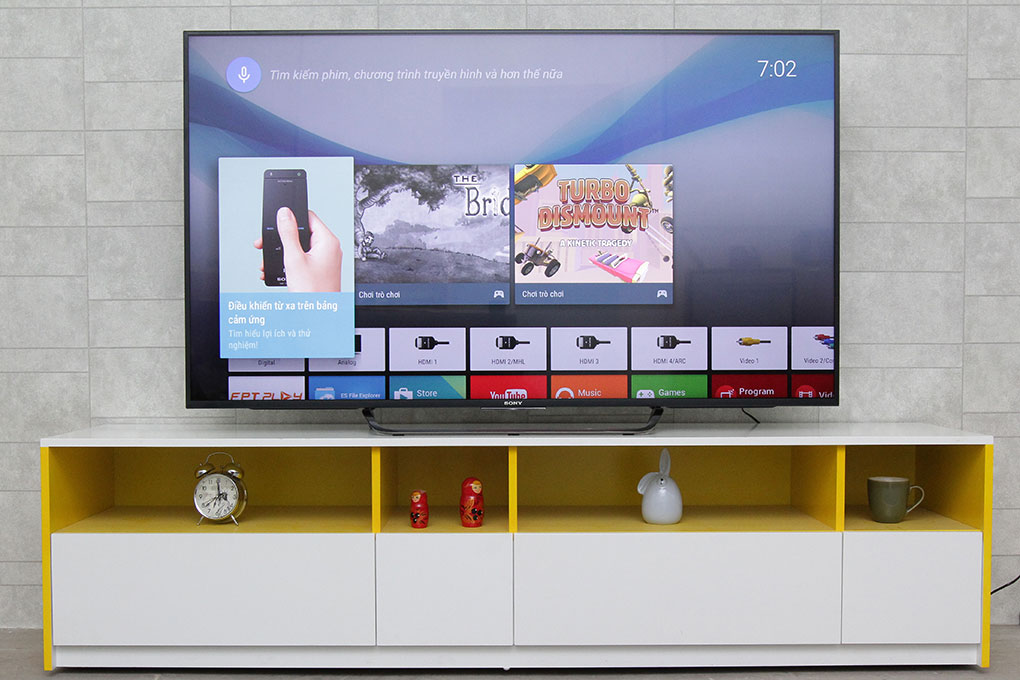 Android Tivi Sony 55 inch KD-55X8500C Màu Đen