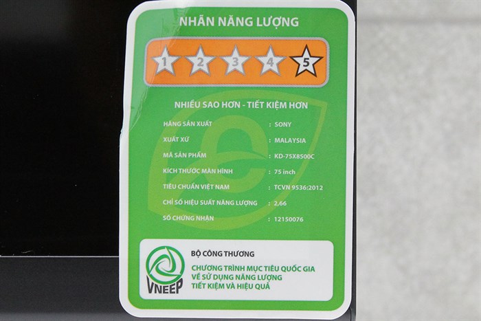 Android Tivi Sony 75 inch KD-75X8500C Màu Đen