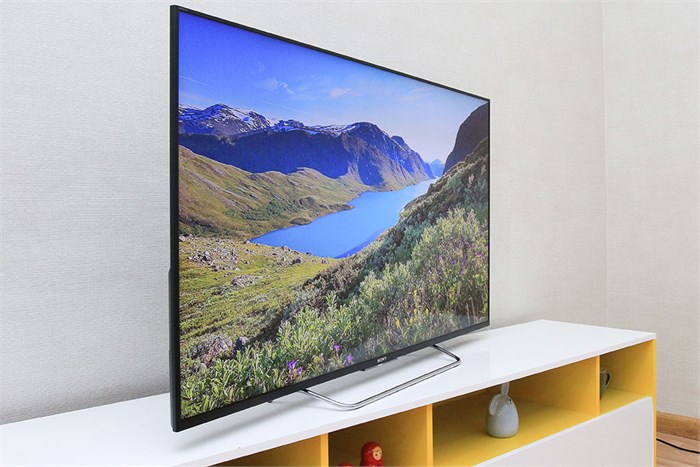 Android Tivi Sony 55 inch KDL-55W800C Màu Đen