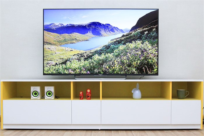 Android Tivi Sony 55 inch KDL-55W800C Màu Đen