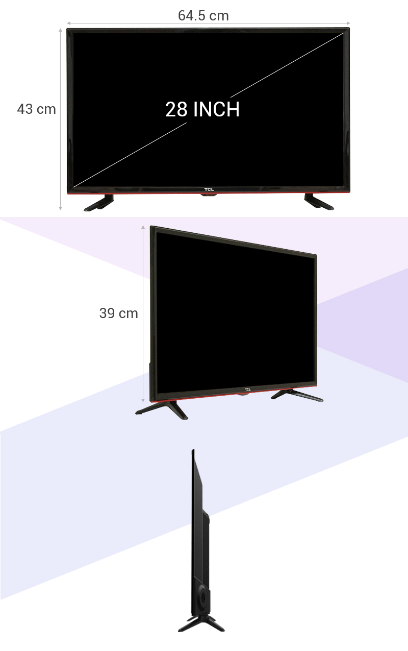 Tivi LED TCL L28D2700D 28 inch - Thông số kỹ thuật Tivi LED TCL L28D2700D 28 inch - Thông số kỹ thuật