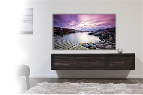 Tivi 48 inch, viền 1.5 cm màu bạc