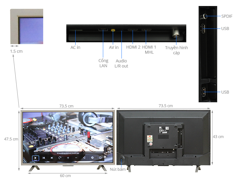 Smart Tivi TCL 32 inch L32S4700