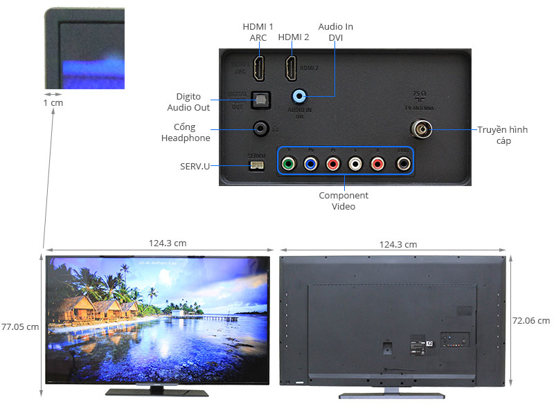 Tivi Philips 55 inch 55PFT5509S