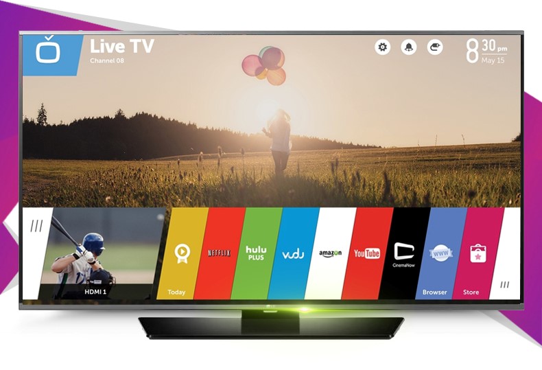 Smart Tivi LG 40 inch 40LF632T - Kết nối mạng để nghe nhạc, xem phim, chơi game….