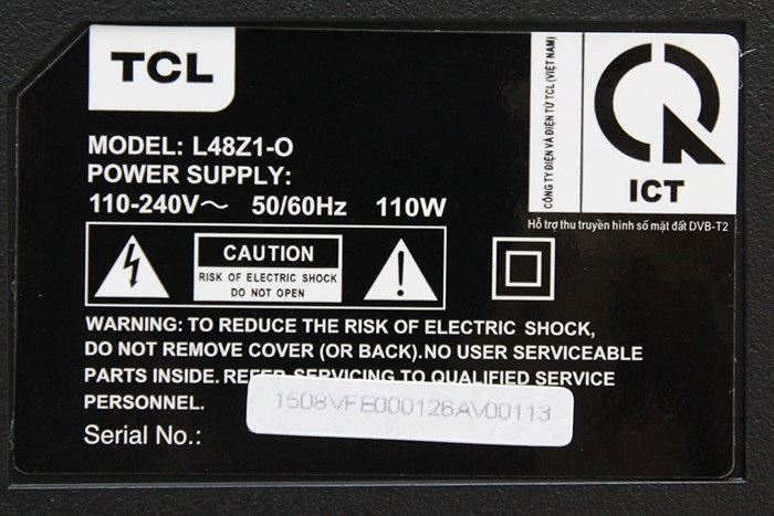 Smart Tivi TCL 48 inch L48Z1