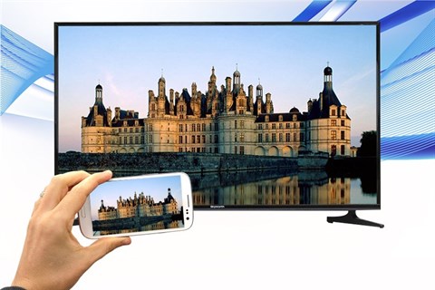 Skyworth 43S810 có thể trình chiếu qua điện thoại, máy tính bảng