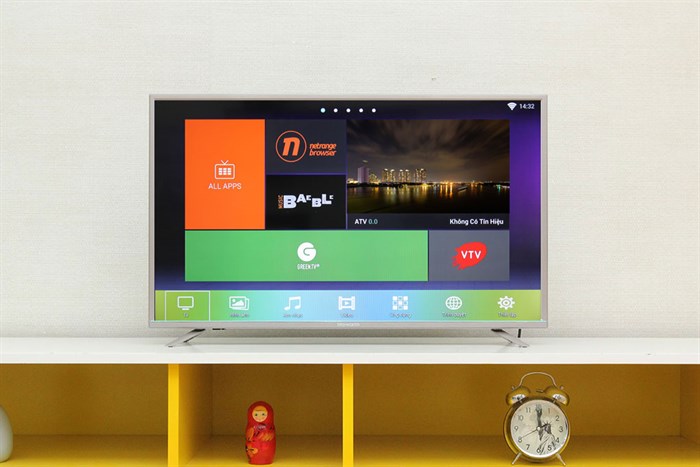 Smart Tivi Skyworth 32 inch 32S810 Màu Xám