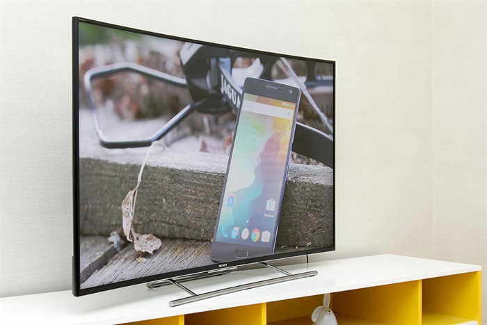 Android Tivi Cong Sony 55 inch KD-55S8500C Màu Đen