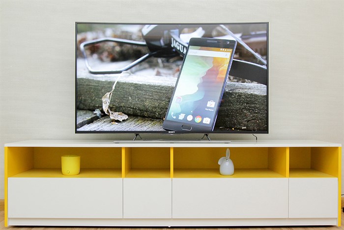 Android Tivi Cong Sony 55 inch KD-55S8500C Màu Đen