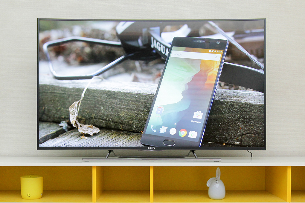 Android Tivi Cong Sony 55 inch KD-55S8500C Màu Đen