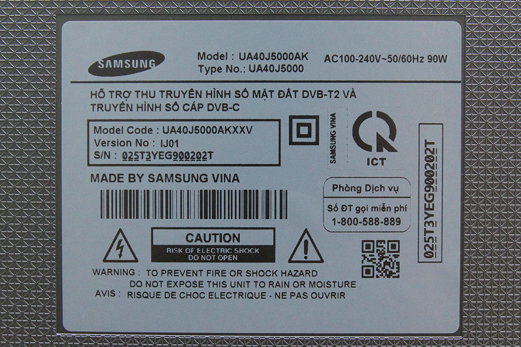 Tivi Samsung 40 inch UA40J5000 Màu Đen